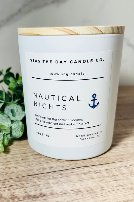 seas the day nautical nights soy candle