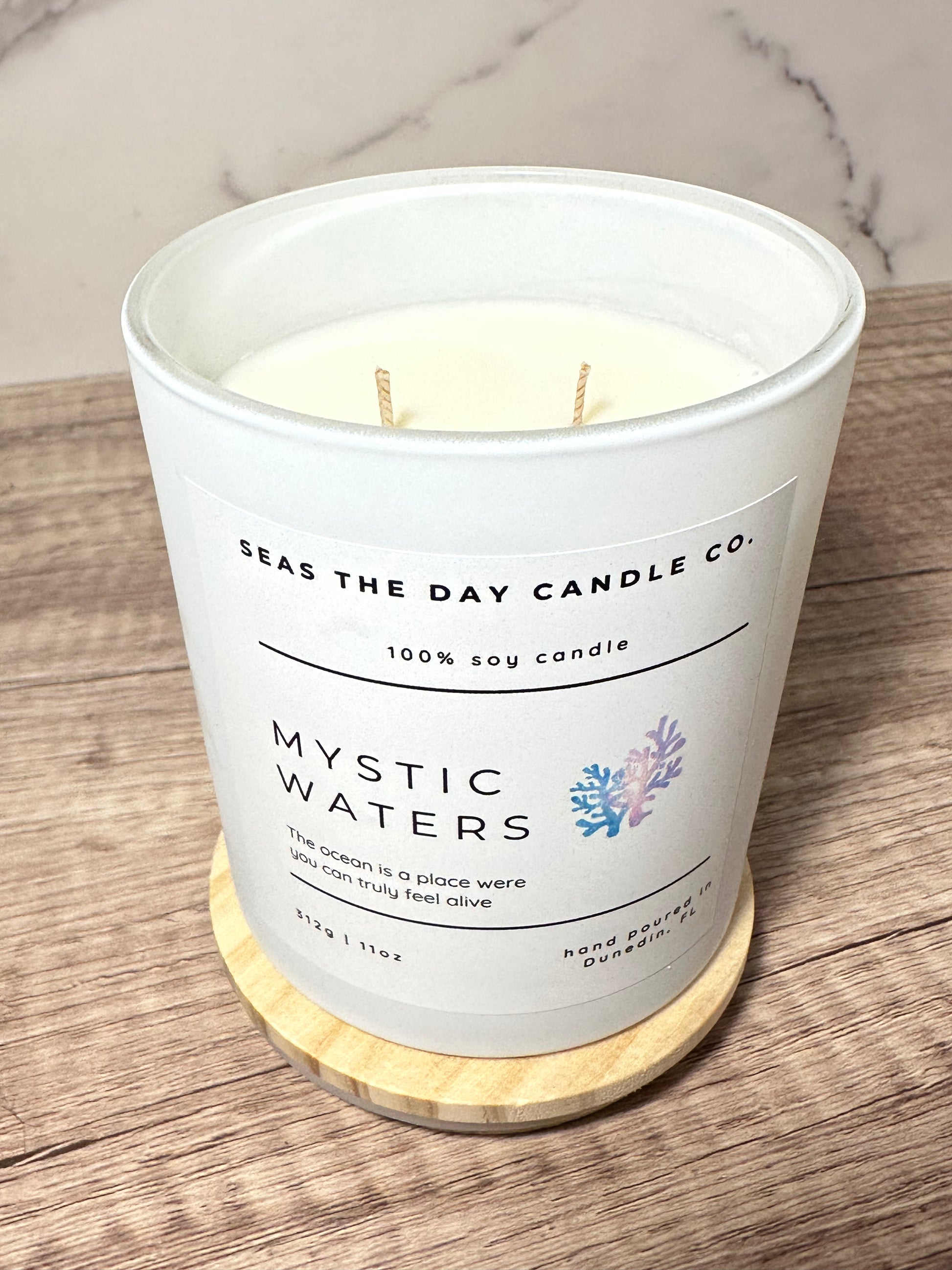 seas the day mystic waters soy candle