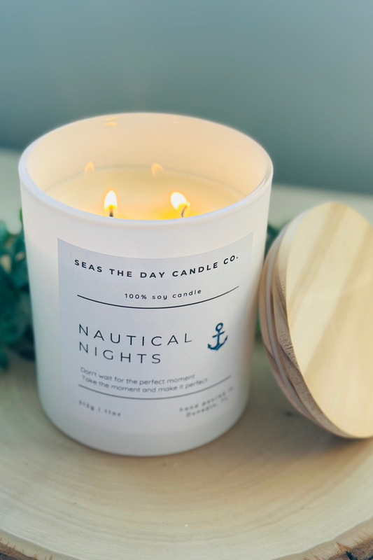 seas the day nautical nights soy candle